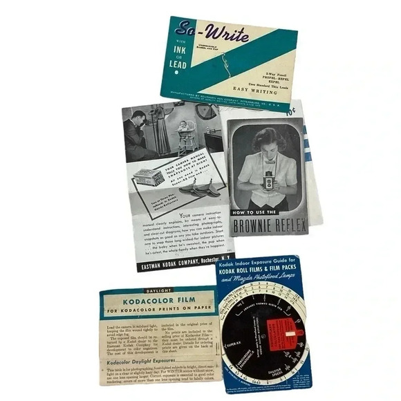 Vintage 50s Brownie Reflex camera - Picture 5 of 6